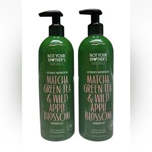 (2) Not Your Mothers Naturals Matcha Green Tea & Wild Apple Blossom Shampoo